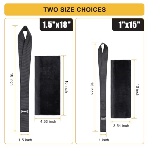Soft Loop Tie Down Straps for Protecting Motorcycle (8 Count)