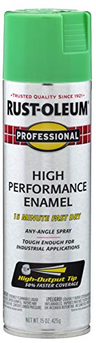 Professional High Performance Gloss Safety Green Spray Paint (15 Ounce)