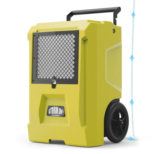 110 PPD Commercial Dehumidifier with Pump for large Basement