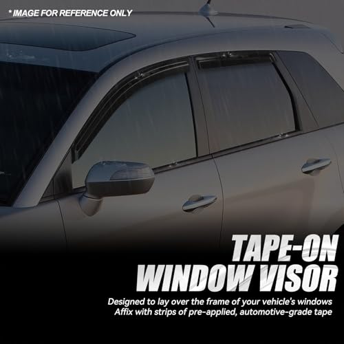 4PCS Tape On Window Visors for 2007 (4 Count)