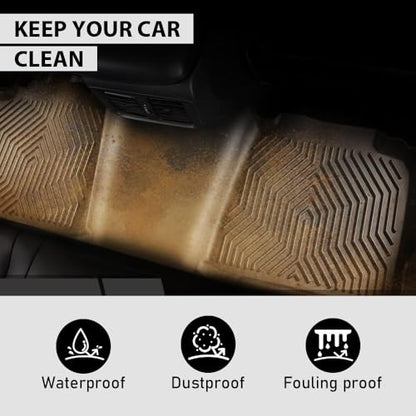Floor Mats Fit Chevy Silverado GMC Sierra 1500 Crew Cab 1999 (3 Foot)
