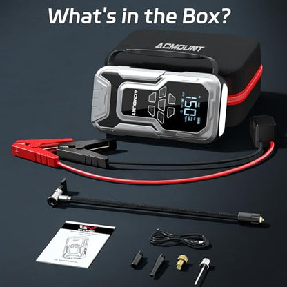 D18 6000A Jump Starter with Air Compressor 150PSI