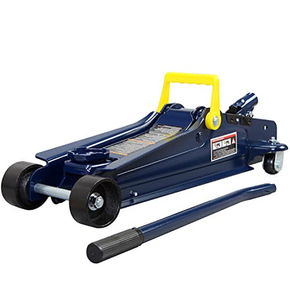 2.5 Ton (5,000 lb) Low Profile Hydraulic Trolly Jack, Blue, AT825051UR