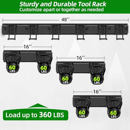 48 in Garage Tool Organizer Wall Mount
