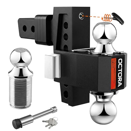 Adjustable Trailer Hitch Ball Mount