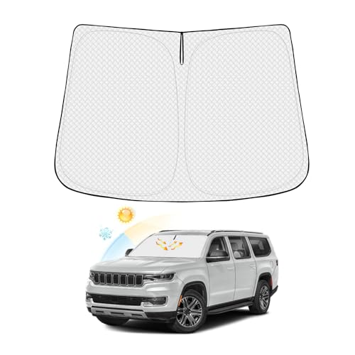 Windshield Sun Shade for Jeep Wagoneer Accessories 2022