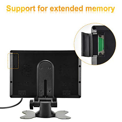 AHD Dual Backup Camera with 7'' 1080P DVR Monitor