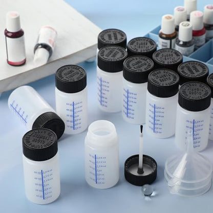 120 Pcs Touch up Paint Bottle with Brush Mixing Ball (120 Count)