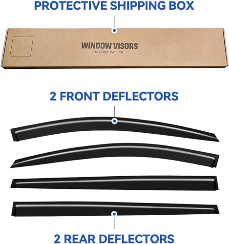 Window Visors Rain Guards for 2021 2022 2023 2024 2025 2026 Toyota Sienna