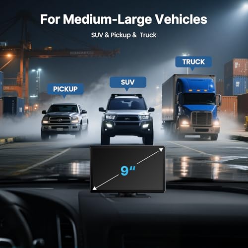 9''HD Carplay Screen for Car 4K Dash Cam&1080P Backup Camera with Apple Carplay&Android Auto Voice Control GPS DVR Call Music Message Mirror Link Airplay