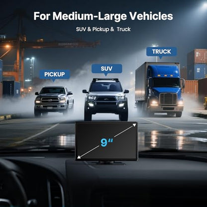 9''HD Carplay Screen for Car 4K Dash Cam&1080P Backup Camera with Apple Carplay&Android Auto Voice Control GPS DVR Call Music Message Mirror Link Airplay