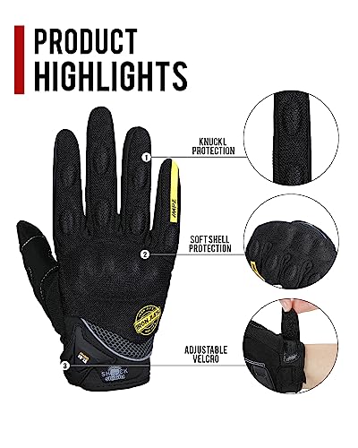 Motorcycle Riding Gloves Touch Screen Full Finger Glove Motocross Road Racing Bike Outdoor Sports for Women Men
