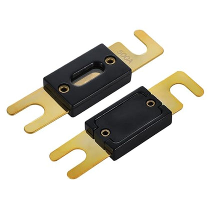 500A ANL Fuse 500 Amp Inline Blade Fuses 32V for Car Audio Inverter Automotive Stereo