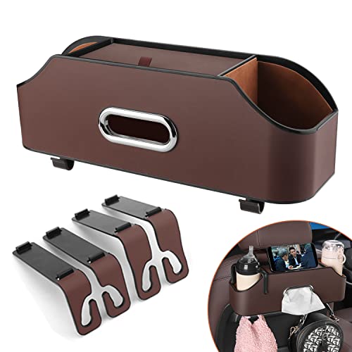 Car Seat Back Organizer with Cup Holders (22.9281 Ounce)