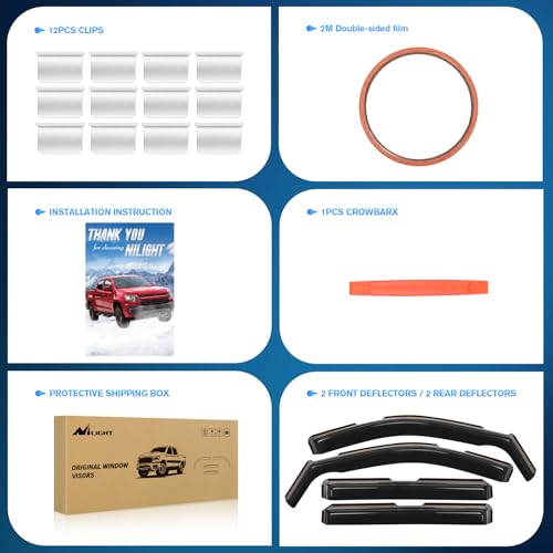 Window Rain Guards for Chevy Tahoe 2021