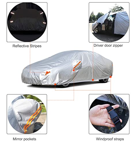 Sedan Car Cover Waterproof All Weather