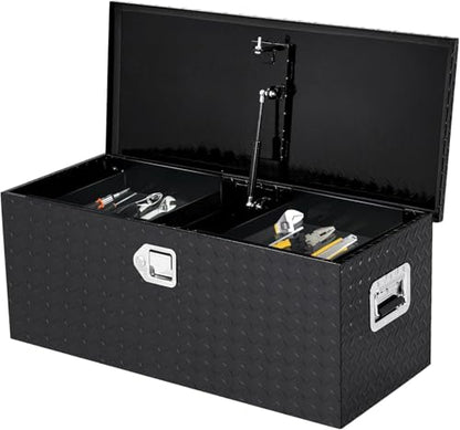 36 Inch Heavy Duty Aluminum Truck Bed Tool Box with Lock & Keys
