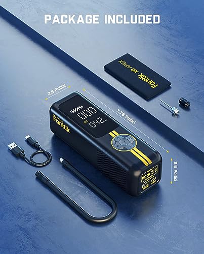 X8 APEX EV Tire Inflator Portable Air Pump