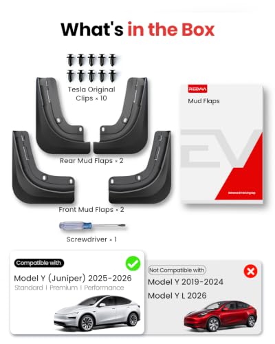 Tesla Model Y Juniper 2025 (4 Count)