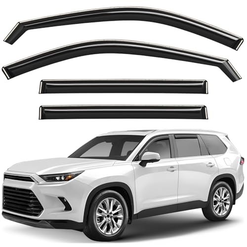 Window Deflectors Smoke Tinted in (4 Count)