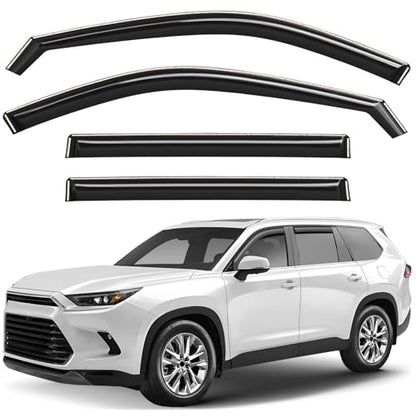 Window Deflectors Smoke Tinted in (4 Count)
