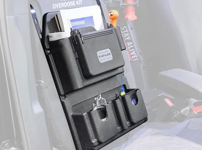 Front Seat Organizer for Police and Law Enforcement Vehicles