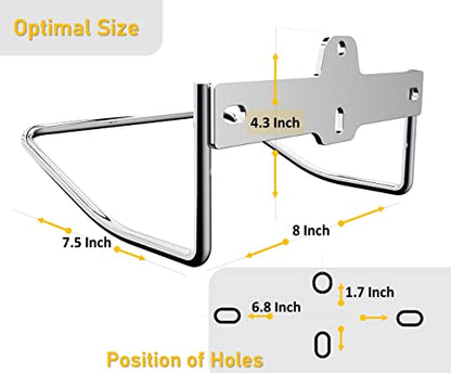 2 Ladder Hooks Wall Mount for Ladder Storage Strollers and Folding Chair