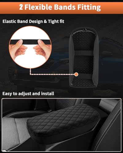 Custom for 2024 2025 2026 Chevy Trax Center Console Cover Armrest Cover for Chevrolet Trax LS