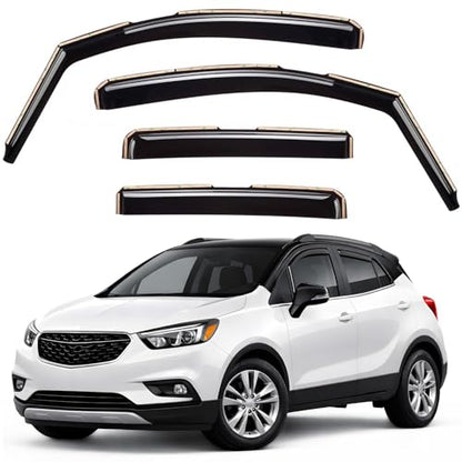 Window Deflectors Smoke Tinted In (4 Count)