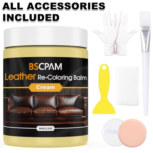 Cream White Leather Recoloring Balm