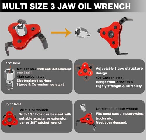 Oil Filter Wrench Set