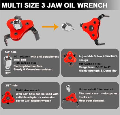 Oil Filter Wrench Set