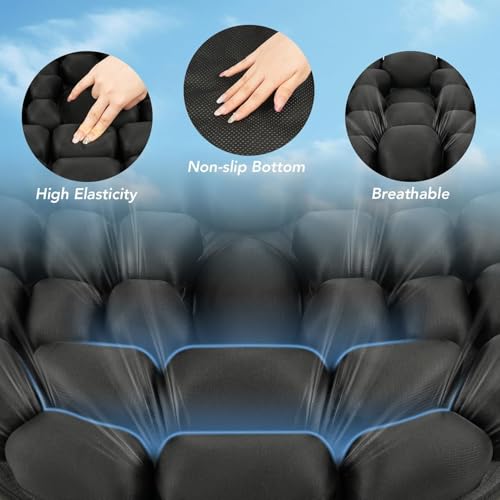 3D Air Inflatable Travel Seat Cushion for Pressure Relief Support