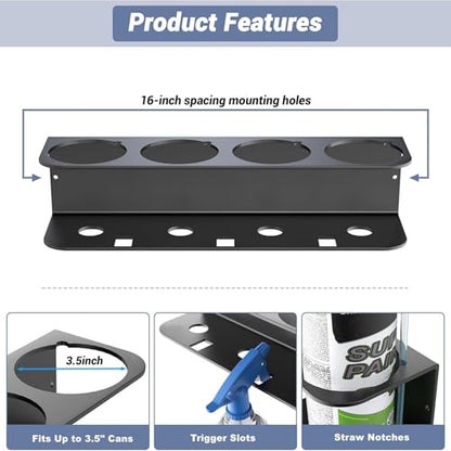 Wall Mount Spray Bottle Holder
