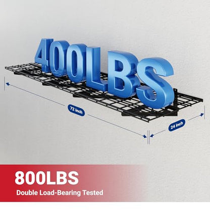1 Pack 2x6ft Garage Shelving Wall