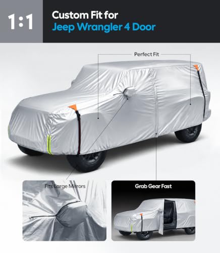 Jeep Wrangler 4 Door Car Cover 2006
