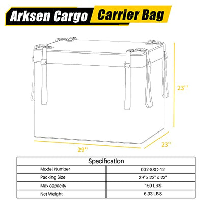 8.9 Cu Ft Waterproof Hitch Cargo Carrier Bag