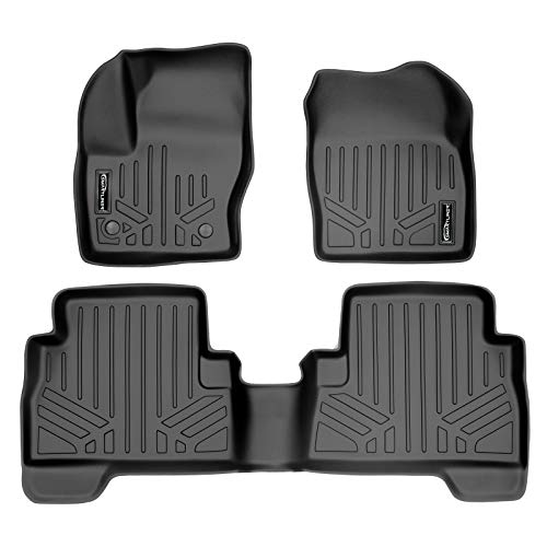 MAXLINER Custom Fit Floor Mats 2 Row Liner Set Compatible with 2013
