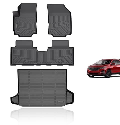 Floor Mats & Cargo Liner for 2024 2023 2022 2021 2020 2019 2018 Chevrolet Chevy Equinox & GMC Terrain