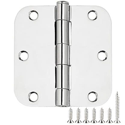 Rounded Door Hinges 3.5" X 3 1