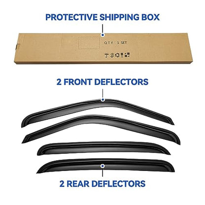 Window Visors Rain Guards for 2001