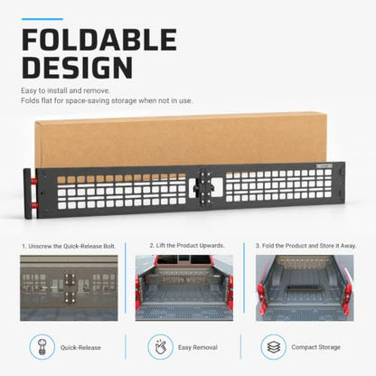 Truck Bed Divider Compatible with 2022