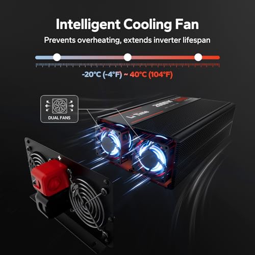 2000W Power Inverter with ATS Transfer Switch