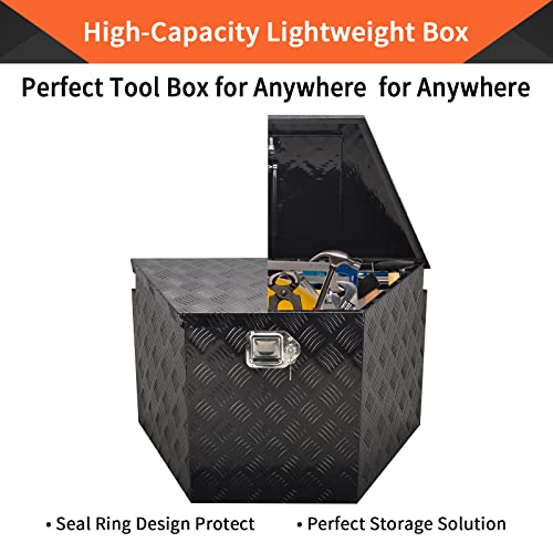 29 Inch Aluminum Trailer Tongue Tool Box 5 Bar Tread Wide Utility