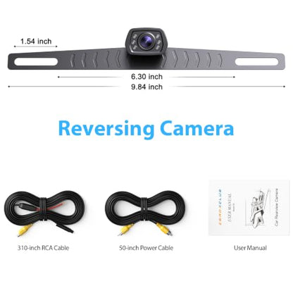 Car Backup Camera 6 LED Lights Night Vision