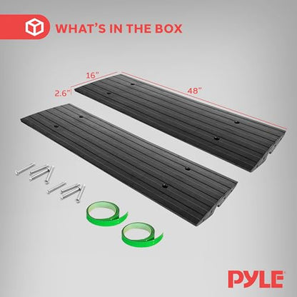 8 ft. Rubber Curb Ramp Set (2 Count)