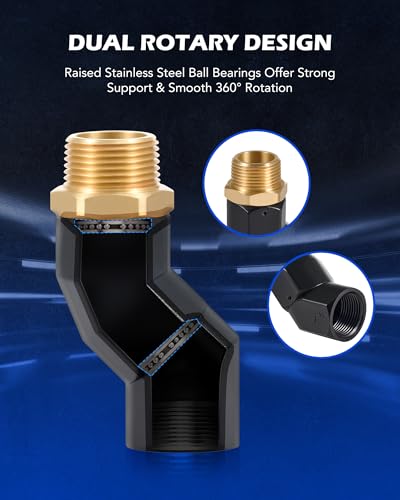 OMT 1" NPT Fuel Hose Nozzle Swivel Kit