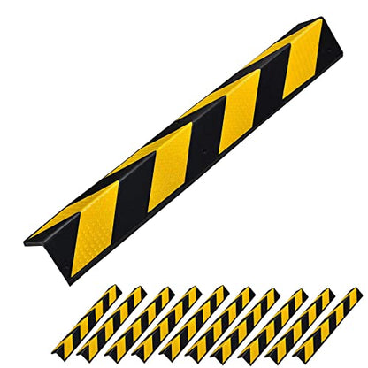 Rubber Corner Guards 30" for Parking Columns and Garage Walls L (10 Count)