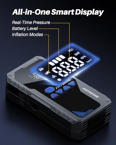 6000A Jump Starter with Air Compressor