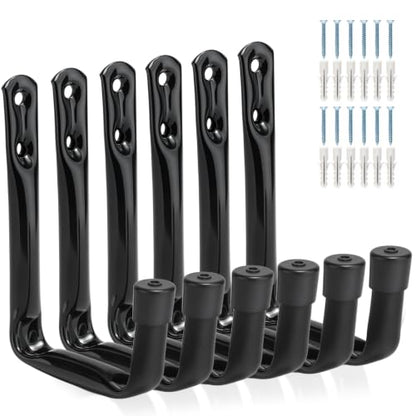 Garage Storage Hooks (6 Count)
